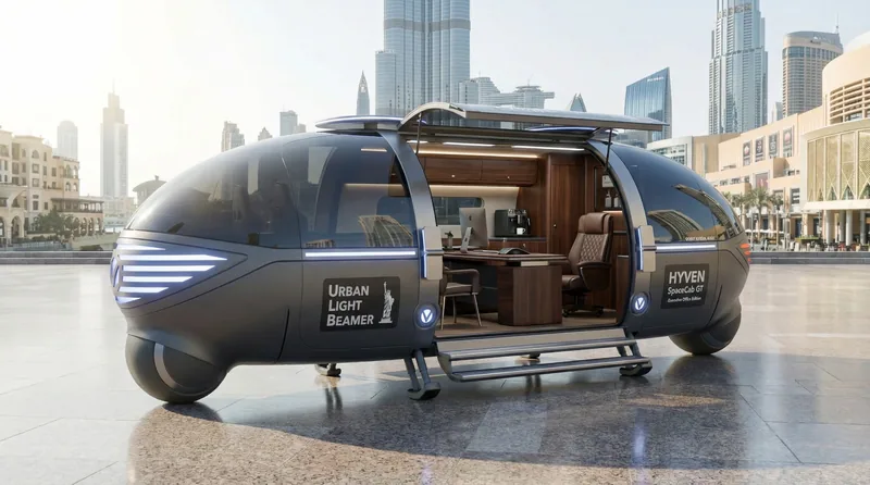 Executive Office Pod with open canopy