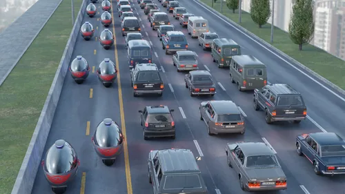 Traffic integration showing narrow profile